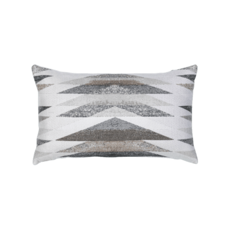 Elaine Smith Symmetry Grigio Lumbar Pillow