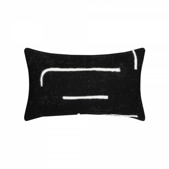 Elaine Smith Instinct Ebony Lumbar Pillow