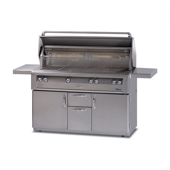 Alfresco 56″ Standard All Grill on Deluxe Cart