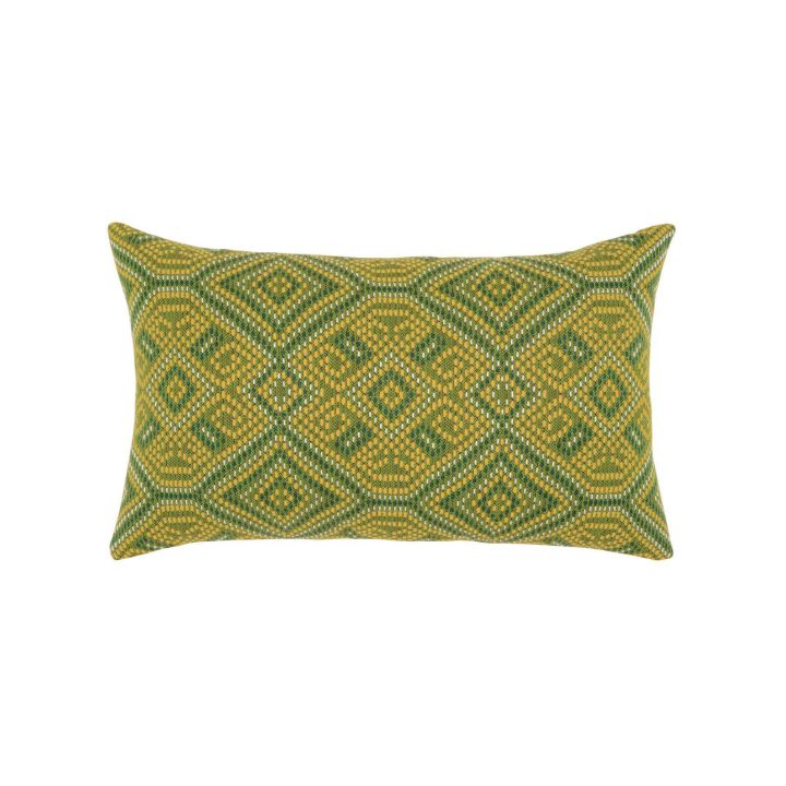 Elaine Smith Borneo Tile Lumbar Pillow