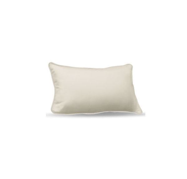 Goldcrest 16x12 inch Lumbar Pillow with Self Welt
