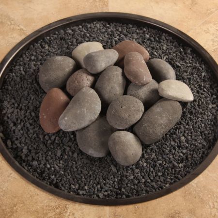 OW Lee Casual Fireside Rock Kit with Lava Granules