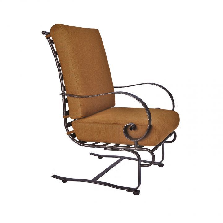 OW Lee Classico Hi-Back Spring Base Lounge Chair