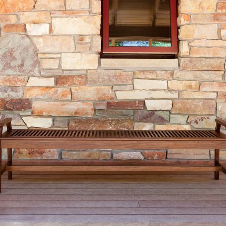 jensen leisure Opal 6 foot bench with armrests